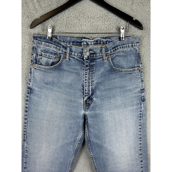 Levis 550 Jeans Mens 36x30 Blue Relaxed Fit Tapered Leg Light